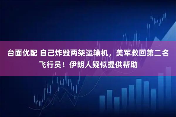 台面优配 自己炸毁两架运输机,美军救回第二名飞行员!伊朗人疑似提供帮助